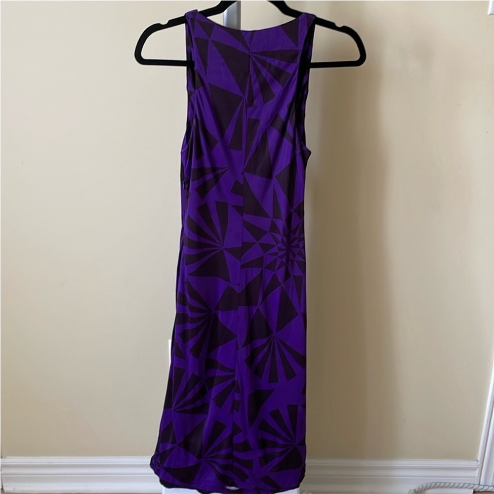 Versace Versus purple cowl neck midi dress, size US M/8 - Picture 4 of 10